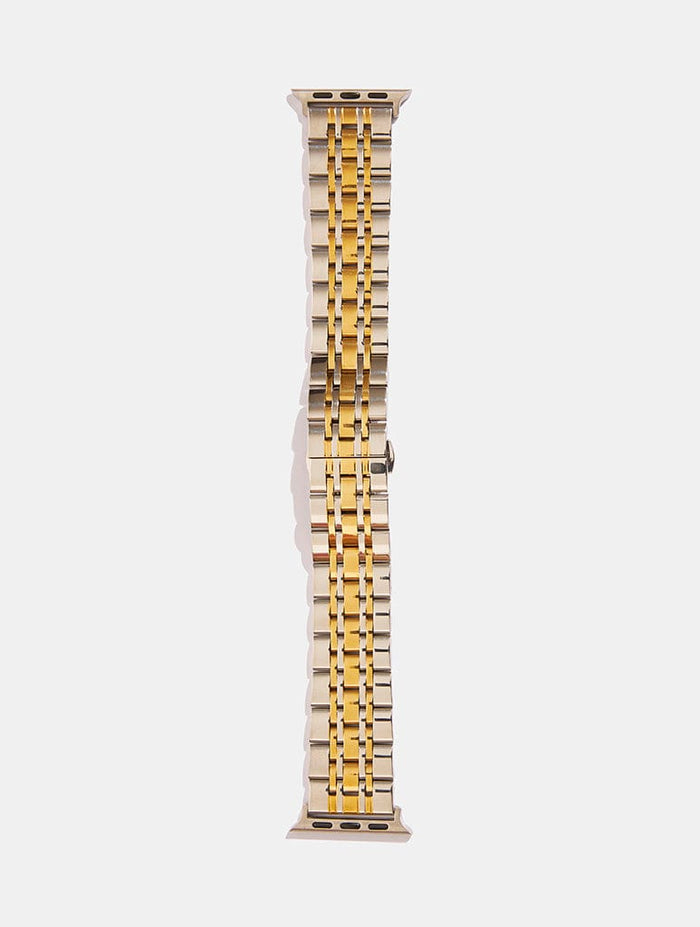 Two Tone Chain Link Apple Watch Strap Watch Straps Skinnydip London