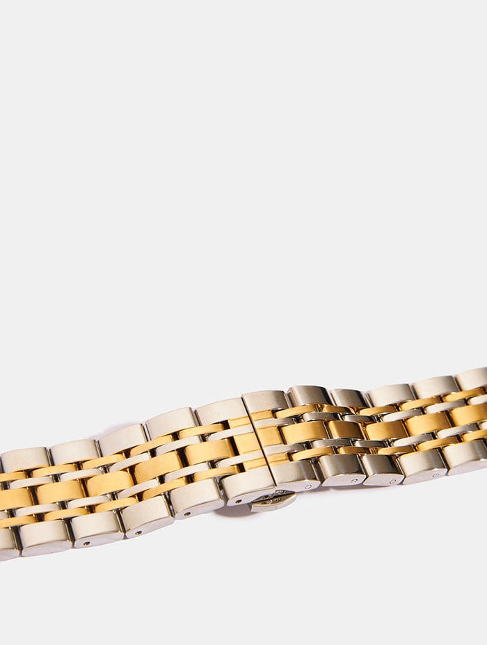 Two Tone Chain Link Apple Watch Strap Watch Straps Skinnydip London
