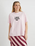 U Give Me The Ick T-Shirt In Pink Tops & T-Shirts Skinnydip London