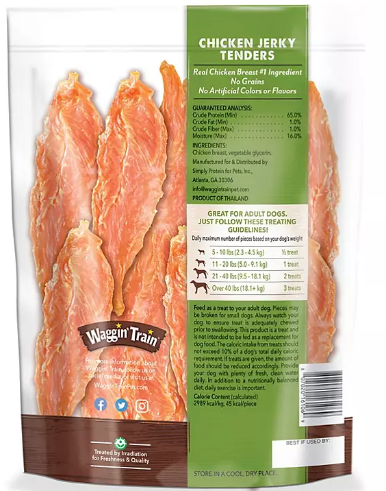 Waggin Train Chicken Jerky Dog Treats (36 oz.) - Eshop House LLC