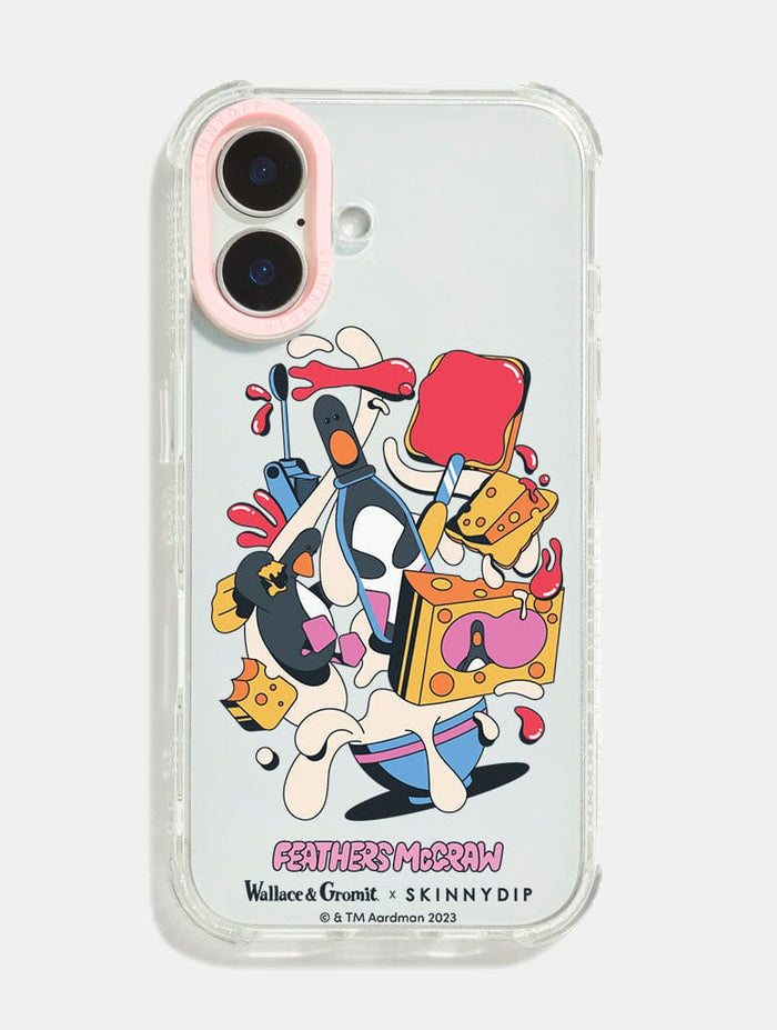 Wallace & Gromit x Skinnydip Breakfast Time Shock iPhone Case Phone Cases Skinnydip London