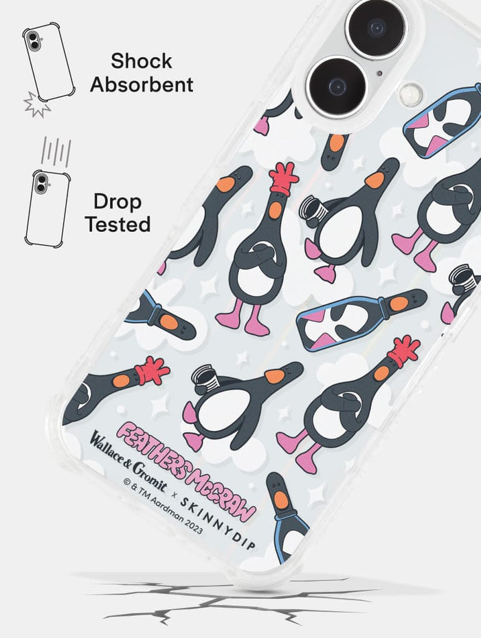 Wallace & Gromit x Skinnydip Feathers Shock iPhone Case Phone Cases Skinnydip London