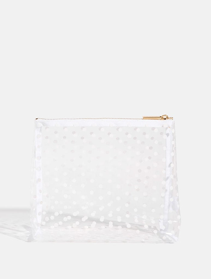 White Polka Dot Wash Bag Makeup Bags & Wash Bags Skinnydip London