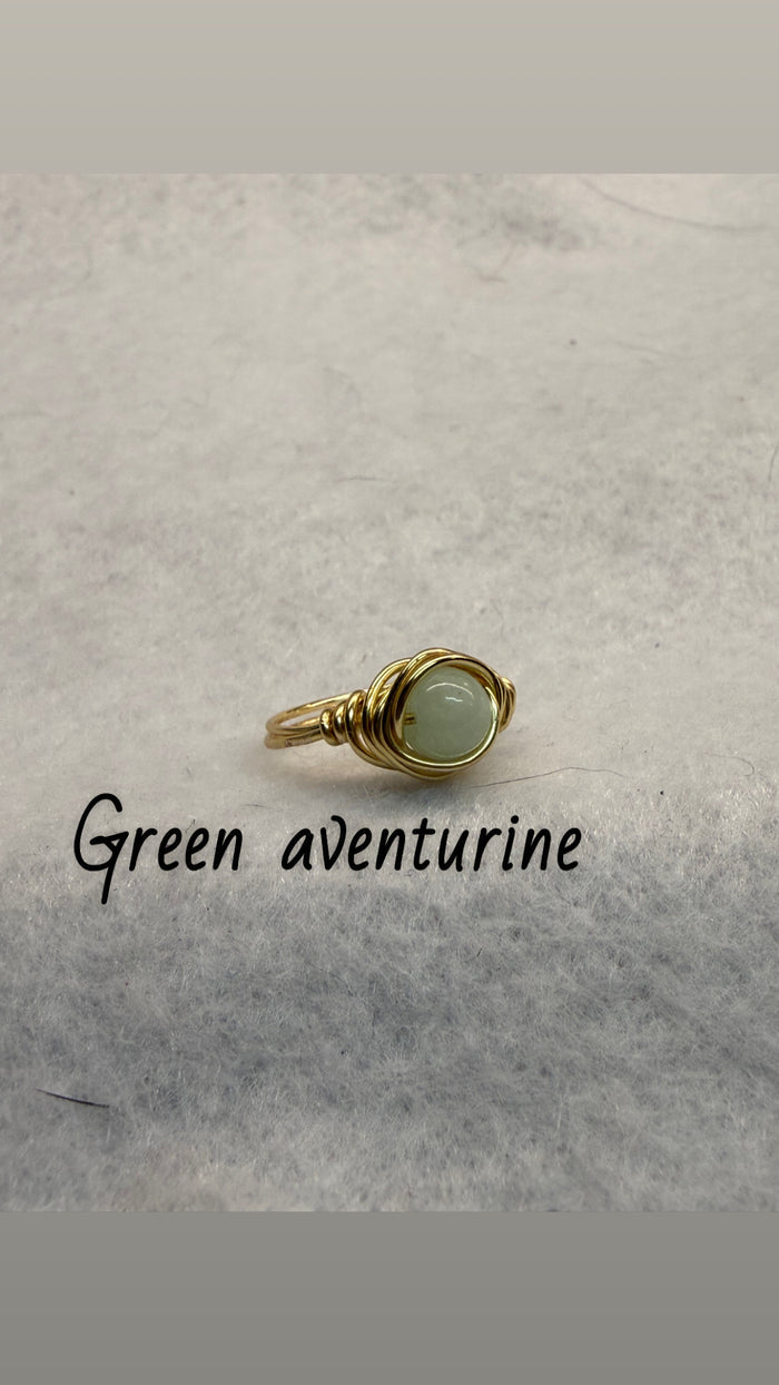 Wire wrapped rings