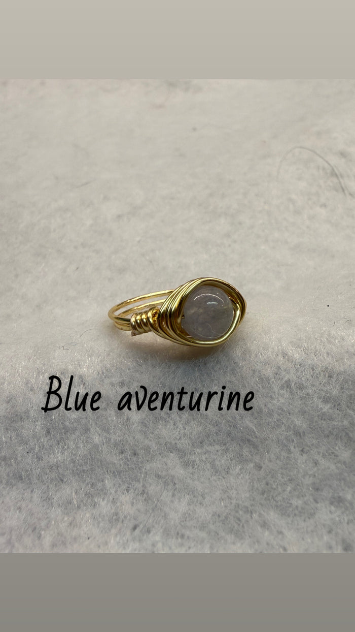 Wire wrapped rings