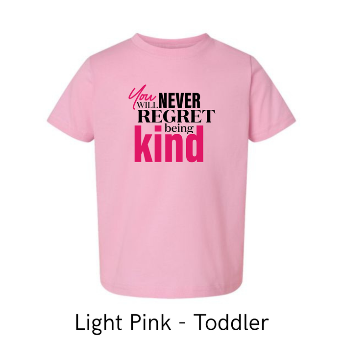 You will never regret being kind design