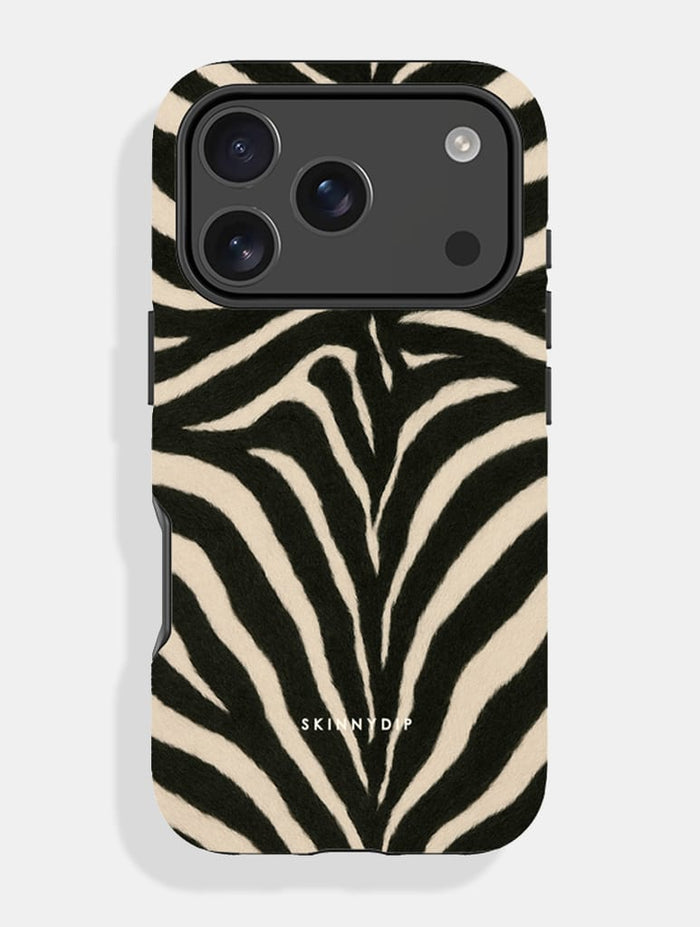 Zebra Print Ultra Protective iPhone Case Phone Cases Skinnydip London