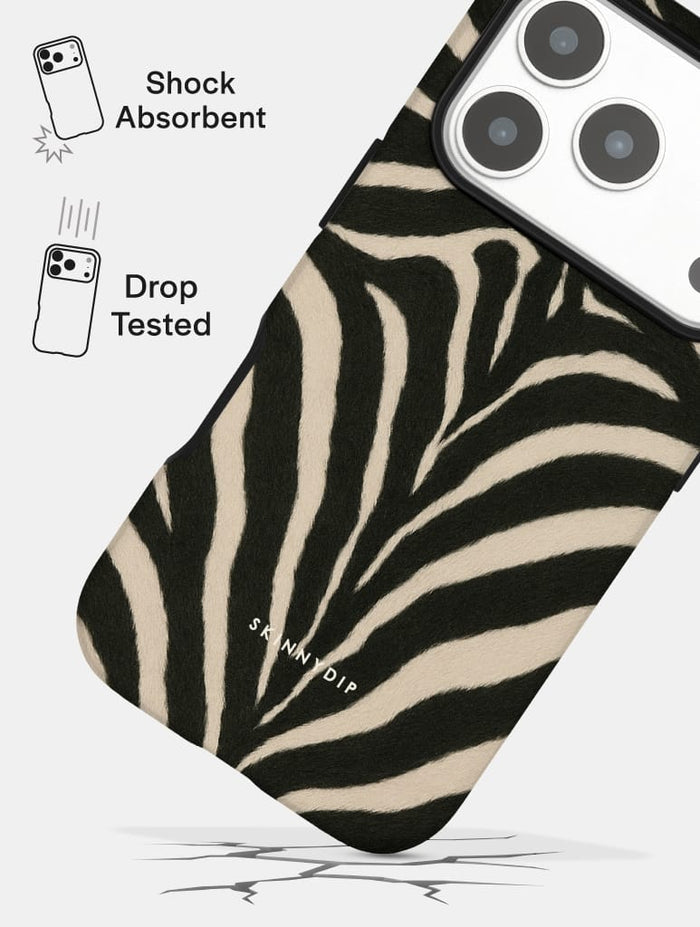 Zebra Print Ultra Protective iPhone Case Phone Cases Skinnydip London