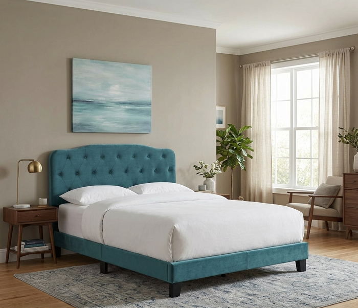 Zito Twin Bed – Sea Blue Denmark Home